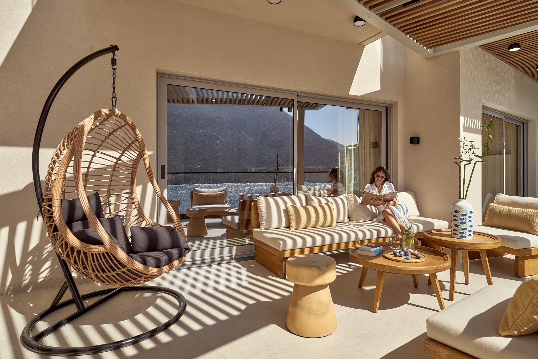 Discover the art of relaxation within the beautifully designed spaces